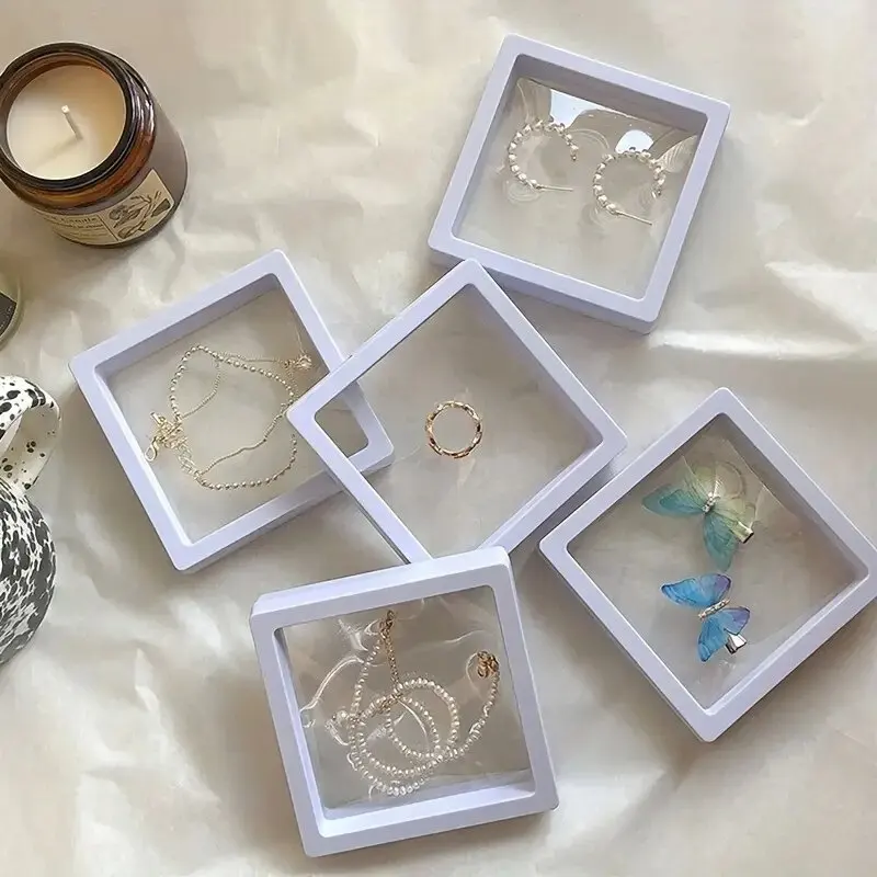 10/20PCS Jewelry Earring Display Box Transparent Film Display Box PE Multifunctional Dustproof Suitable Earrings Bracelets
10/20PCS Jewelry Earring Display Box Transparent Film Display Box PE Multifunctional Dustproof Suitable Earrings Bracelets