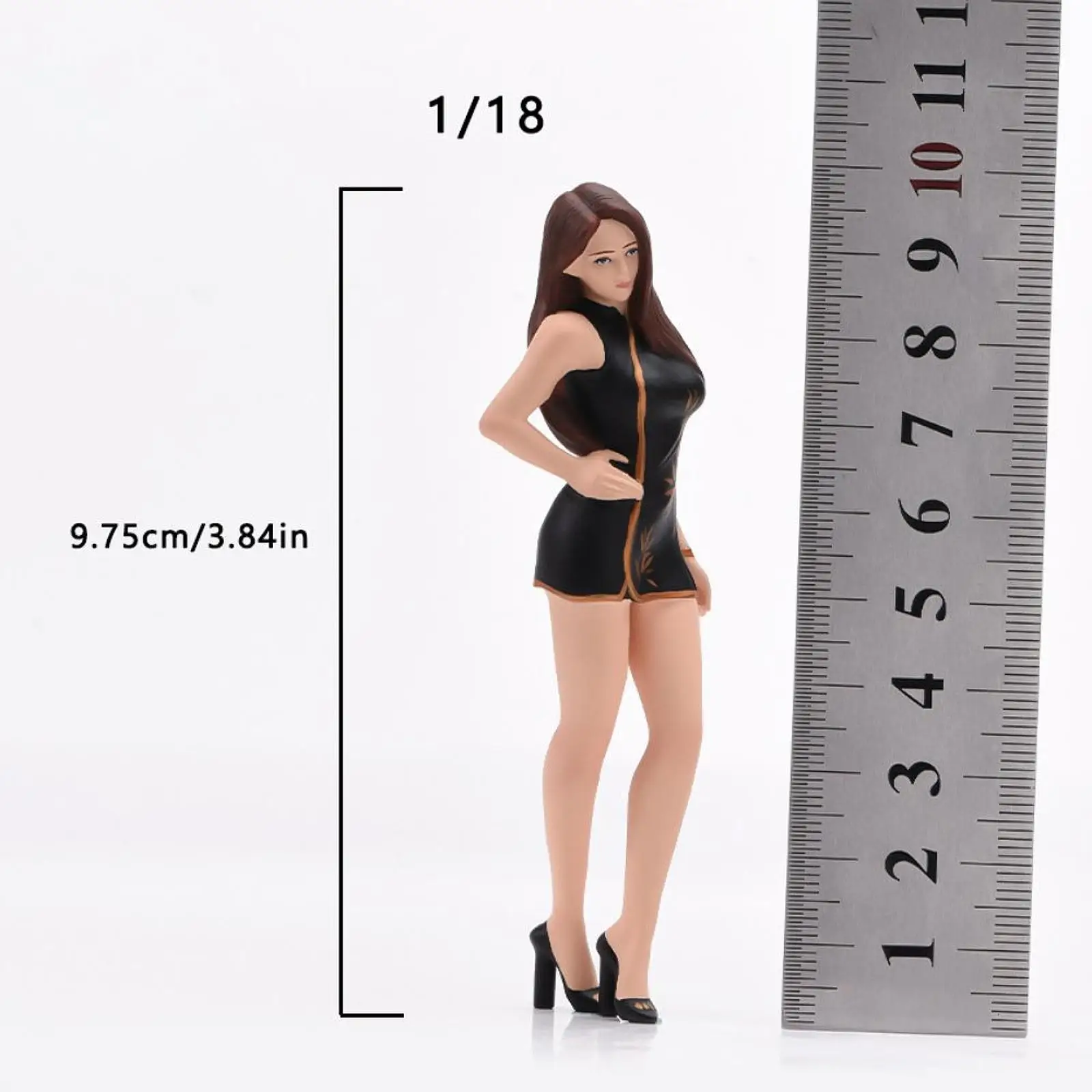 1:18 Cheongsam Girl Model Dioramas Long Hair 3D Character Model Mini Standing Figure for Desktop Decoration Train Station Layout
1:18 Cheongsam Girl Model Dioramas Long Hair 3D Character Model Mini Standing Figure for Desktop Decoration Train Station Layout