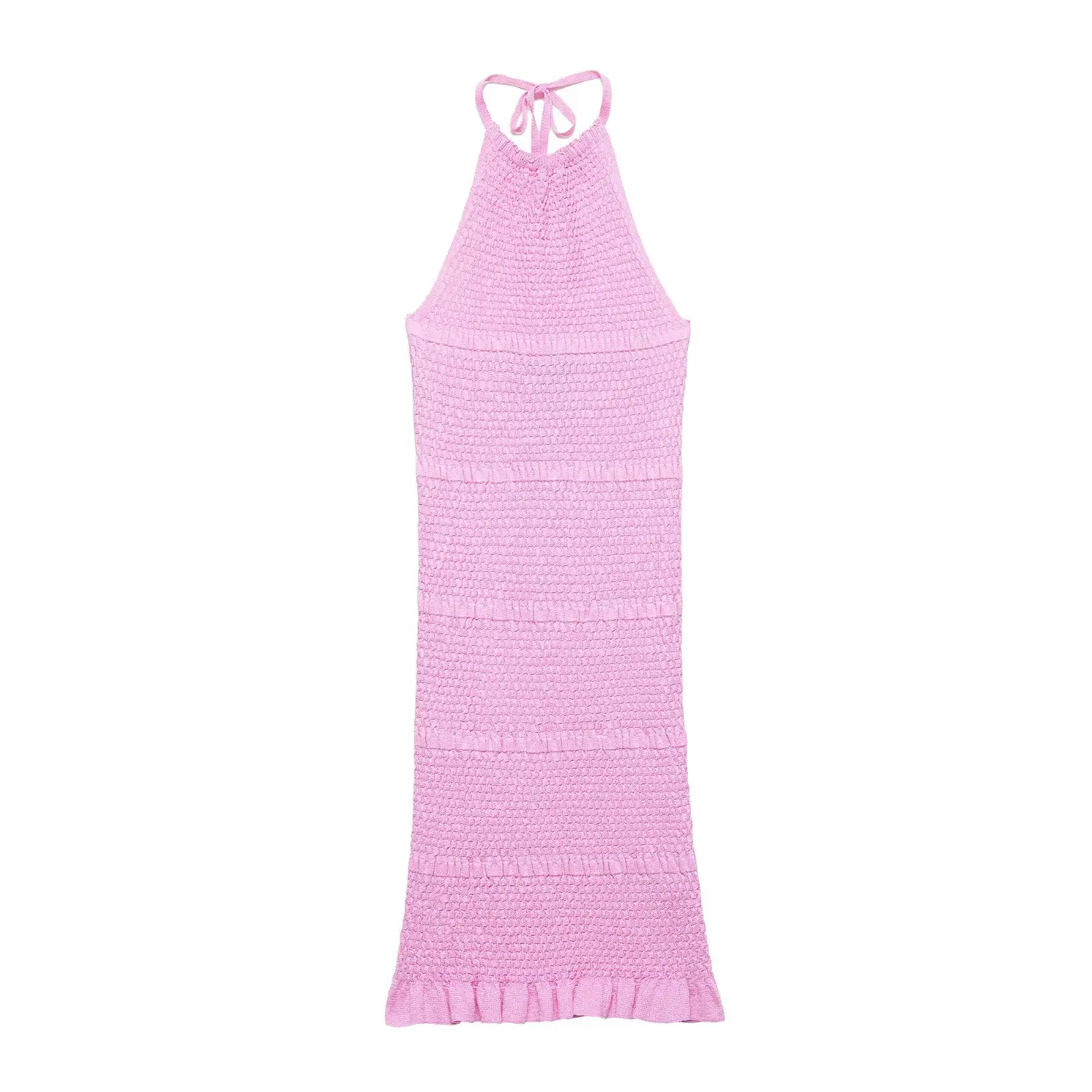 BM&MD&ZA Women's Sexy Y2K Style Sleeveless Off - Shoulder Halter Neck Knit Mini Straight - cut Dress with Backless Design
BM&MD&ZA Women's Sexy Y2K Style Sleeveless Off - Shoulder Halter Neck Knit Mini Straight - cut Dress with Backless Design