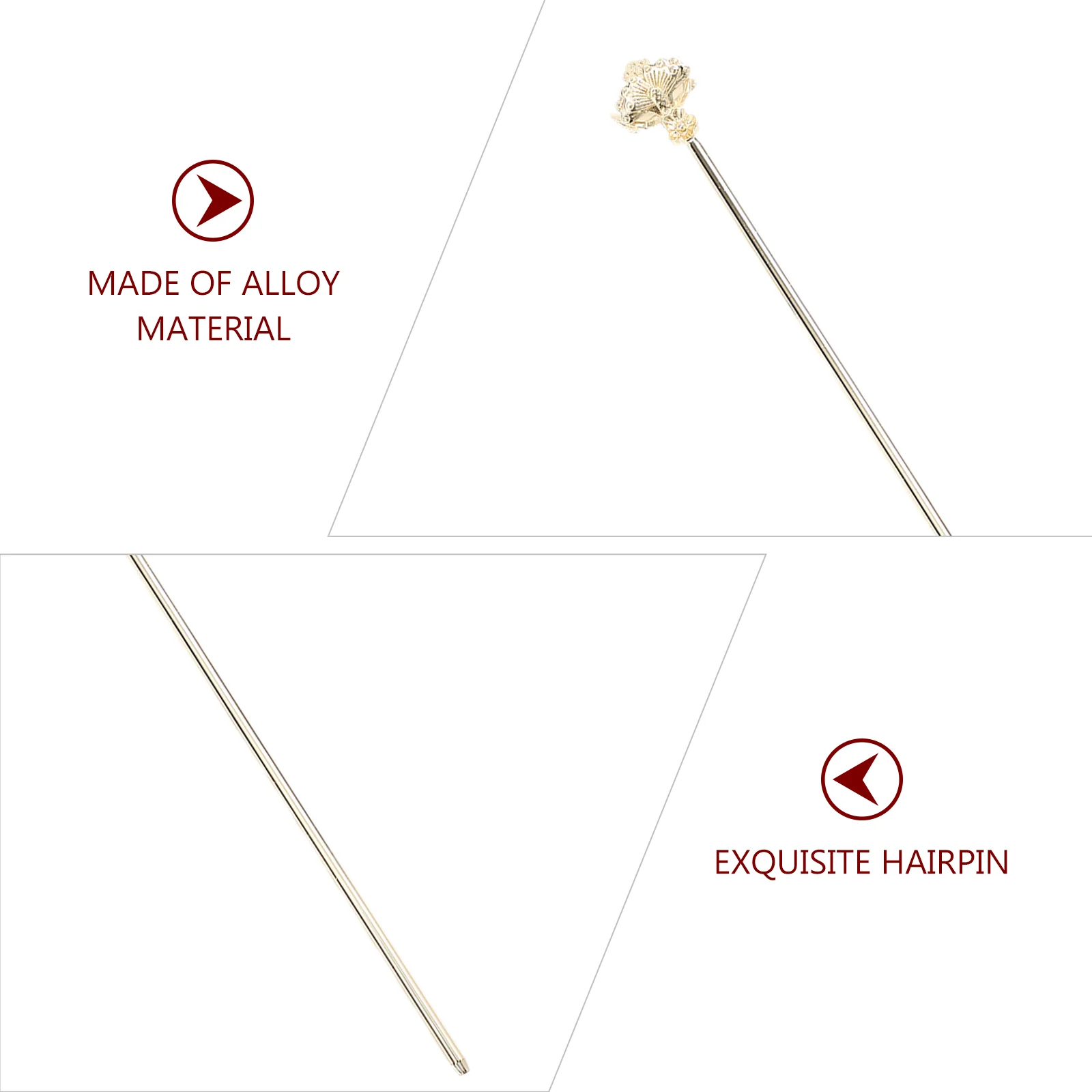 4Pcs Flower Hairpin Vintage Alloy Chinese Hair Stick Retro Style Accessories Wedding Party Daily Life Hair Tools
4Pcs Flower Hairpin Vintage Alloy Chinese Hair Stick Retro Style Accessories Wedding Party Daily Life Hair Tools