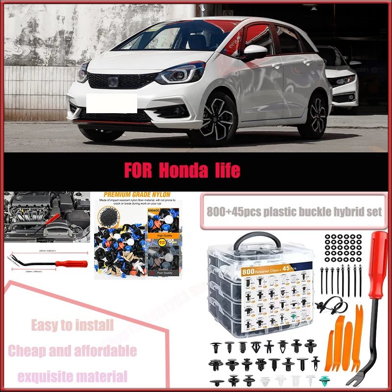 For Honda life Audi BMW Toyota Car Plastic Retainer Clips Kit 800+45pcs Auto Fender Push Pin Car Fastener Clip Mixed Set
For Honda life Audi BMW Toyota Car Plastic Retainer Clips Kit 800+45pcs Auto Fender Push Pin Car Fastener Clip Mixed Set