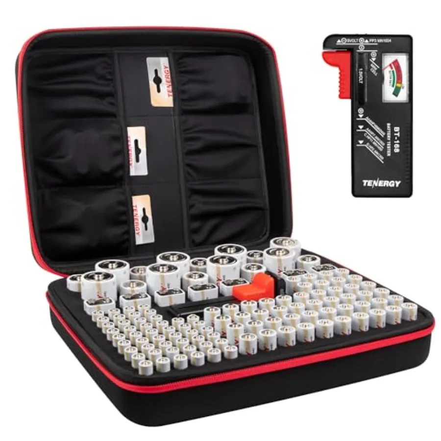 Alkaline Batteries and Storage Case 48xAAs 48xAAAs 8xC Size 8xD Size 8 Pack 9V Size Batteries and Battery Organizer Case
Alkaline Batteries and Storage Case 48xAAs 48xAAAs 8xC Size 8xD Size 8 Pack 9V Size Batteries and Battery Organizer Case