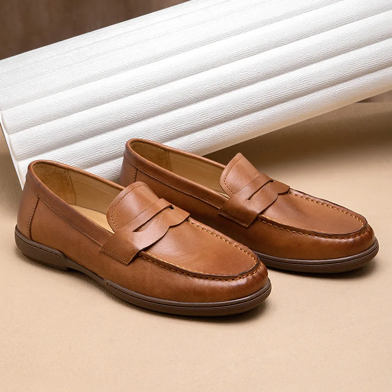All Match Cowhide Genuine Leather Mens Business Shoes Spring Autumn Summer Men Casual Shoes Fashion Luxury Shoes British Retro
All Match Cowhide Genuine Leather Mens Business Shoes Spring Autumn Summer Men Casual Shoes Fashion Luxury Shoes British Retro