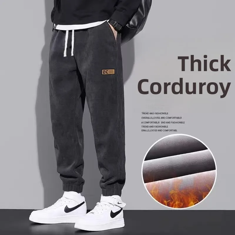Мужские вельветовые спортивные штаны, осень-зима, Thiened, повседневные свободные длинные брюки, фирменная вышивка Faion, средняя и низкая талия
Мужские вельветовые спортивные штаны, осень-зима, Thiened, повседневные свободные длинные брюки, фирменная вышивка Faion, средняя и низкая талия