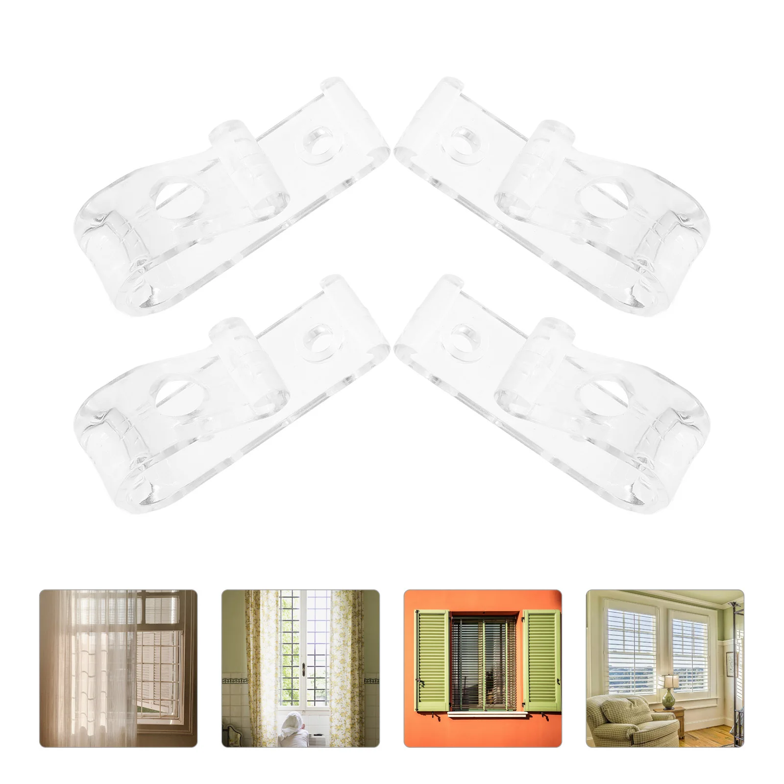 12Pcs Roller Blind Clip Clear Curtain Hook Plastic Safety Clip for Roman Shade Vertical Blinds Window Blind Fixing
12Pcs Roller Blind Clip Clear Curtain Hook Plastic Safety Clip for Roman Shade Vertical Blinds Window Blind Fixing