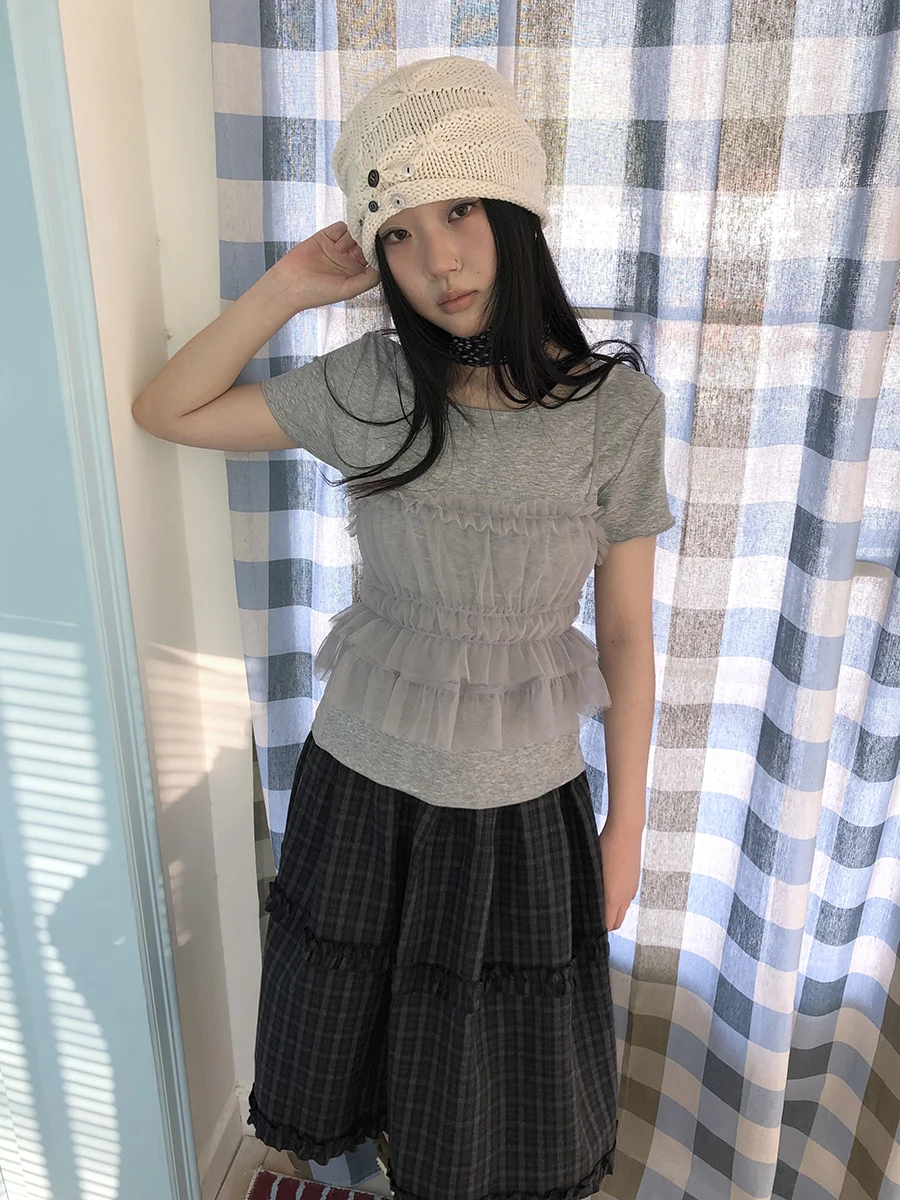 Angproject 24 New Vintage Pleated Waist Cinched Me Strap ort Sve T-irt Two Piece Set Women's Faion Spring Summer
Angproject 24 New Vintage Pleated Waist Cinched Me Strap ort Sve T-irt Two Piece Set Women's Faion Spring Summer