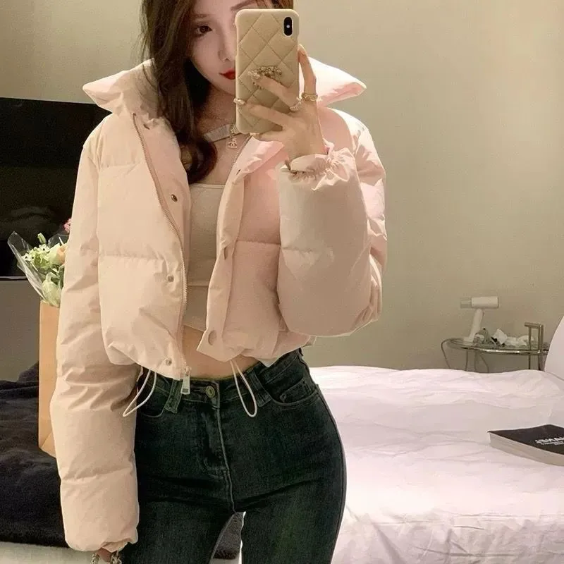 Зимние парки женские корейские новые модные пуховики с воротником-стойкой на молнии толстое теплое пальто с подкладкой женская свободная верхняя одежда T1677
Зимние парки женские корейские новые модные пуховики с воротником-стойкой на молнии толстое теплое пальто с подкладкой женская свободная верхняя одежда T1677