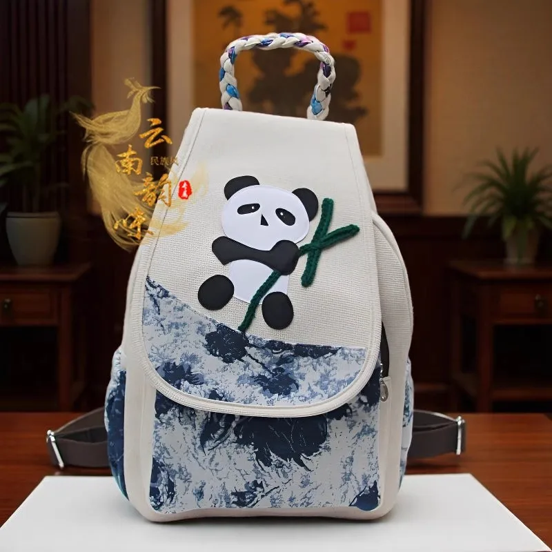 Ethnic Style Handmade Original All-match Leisure Red Panda Backpack
Ethnic Style Handmade Original All-match Leisure Red Panda Backpack