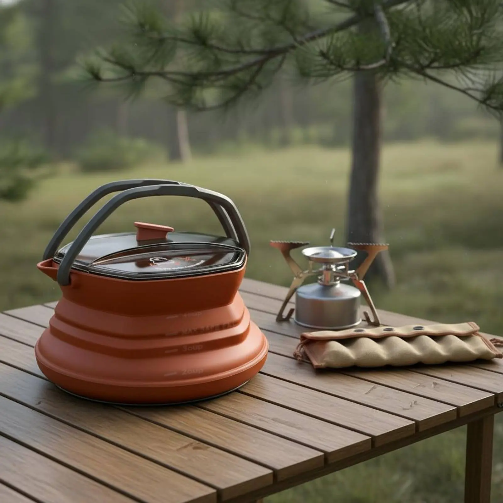 Foldable Silicone Kettle Space-Saving Foldable Camping Pot Portable Water Boiler Lightweight Silicone Travel Kettle
Foldable Silicone Kettle Space-Saving Foldable Camping Pot Portable Water Boiler Lightweight Silicone Travel Kettle