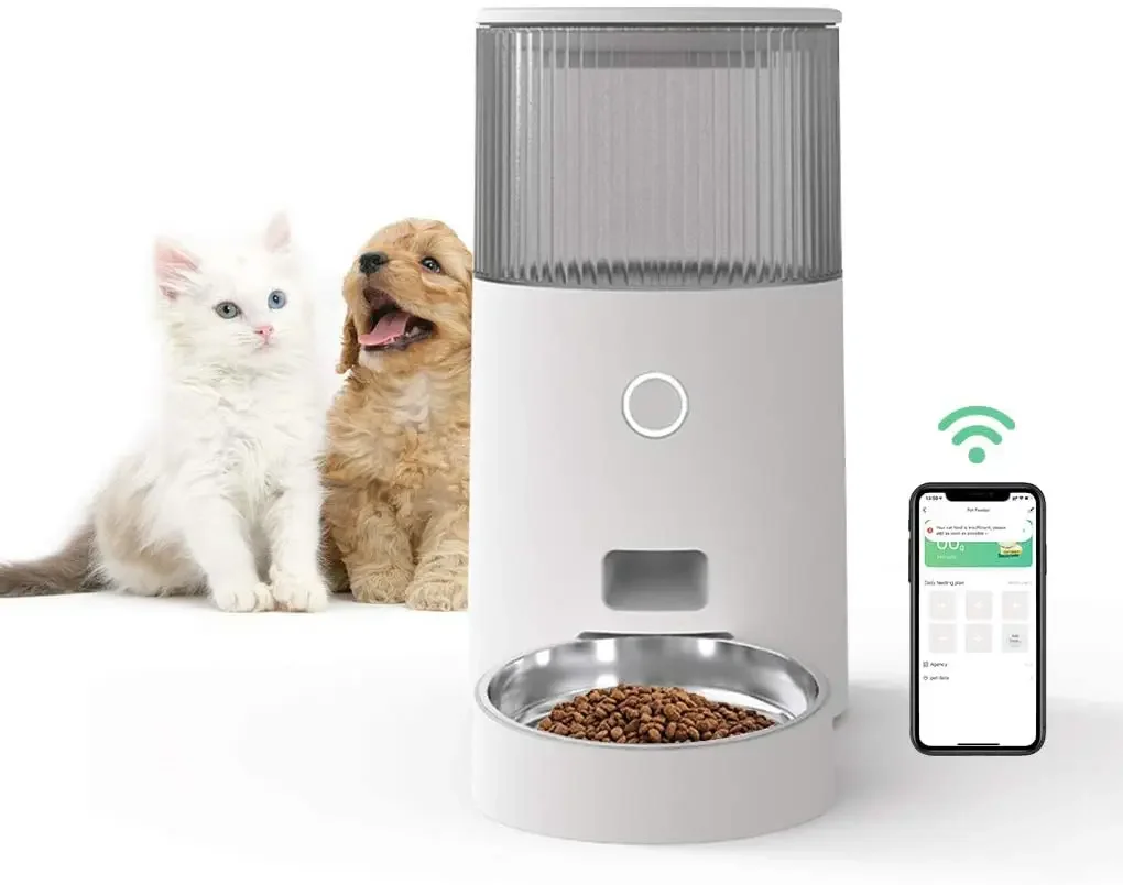 2.4G wireless Pet Feeder, 2.5L Smart Pet Feeder for Cats and Dogs, Cat and Dog Food Dispenser (Automatic Pet Feeder) with Bowl
2.4G wireless Pet Feeder, 2.5L Smart Pet Feeder for Cats and Dogs, Cat and Dog Food Dispenser (Automatic Pet Feeder) with Bowl