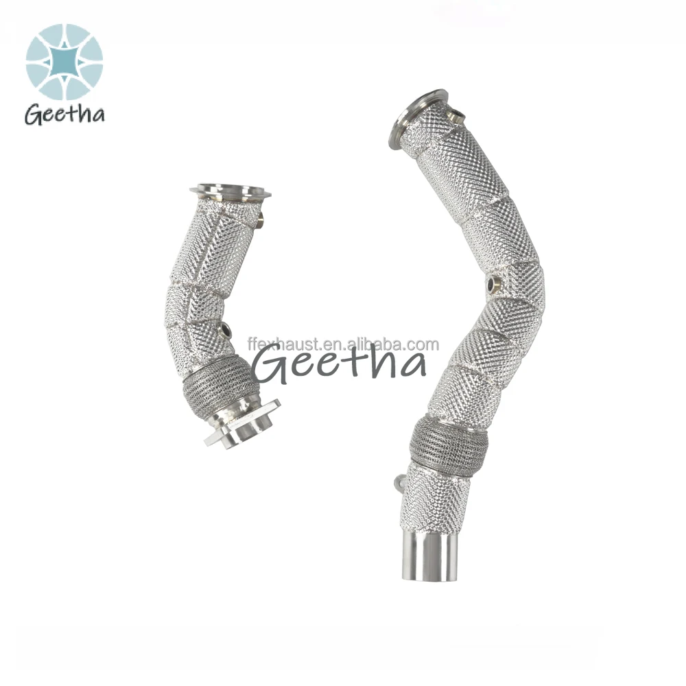 304 Stainless Steel High Quality Exhaust Downpipe for BMW M3 M4 F80 F82 S55 3.0T with Heat Shield Downpipes
304 Stainless Steel High Quality Exhaust Downpipe for BMW M3 M4 F80 F82 S55 3.0T with Heat Shield Downpipes