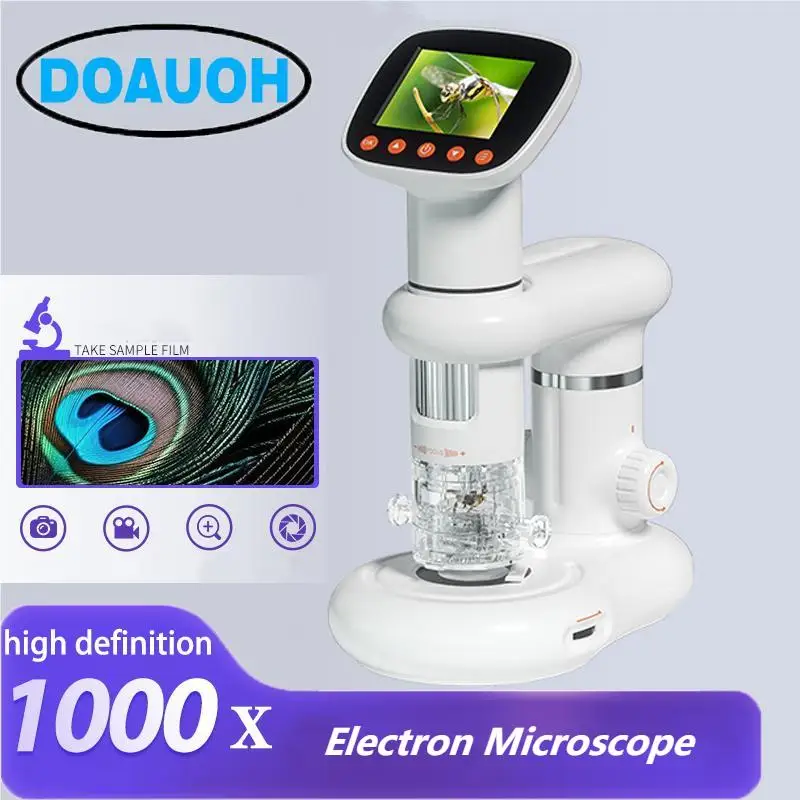 High-Definition 2.0-inch Screen Digital Microscope with 50X-1000X Magnification and Adjustable LED Lights
High-Definition 2.0-inch Screen Digital Microscope with 50X-1000X Magnification and Adjustable LED Lights