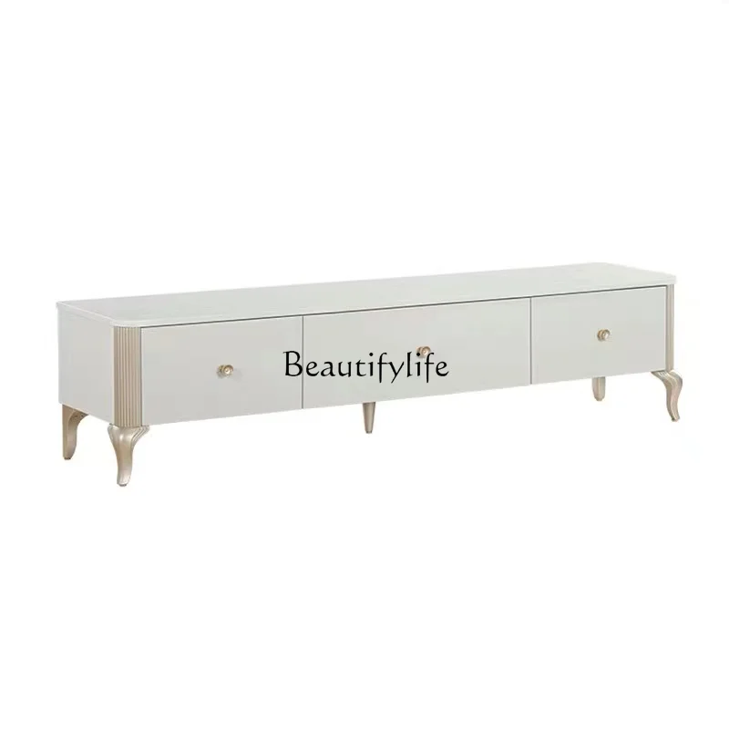 American light luxury solid wood TV cabinet small household living room modern simple TV cabinet
American light luxury solid wood TV cabinet small household living room modern simple TV cabinet