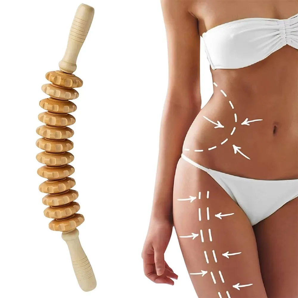 9 Rollers Curved Massager Handheld Stick Wooden Lymphatic Drainage Massage Tools for Anti-cellulit, Body Muscle Pain Relief
9 Rollers Curved Massager Handheld Stick Wooden Lymphatic Drainage Massage Tools for Anti-cellulit, Body Muscle Pain Relief
