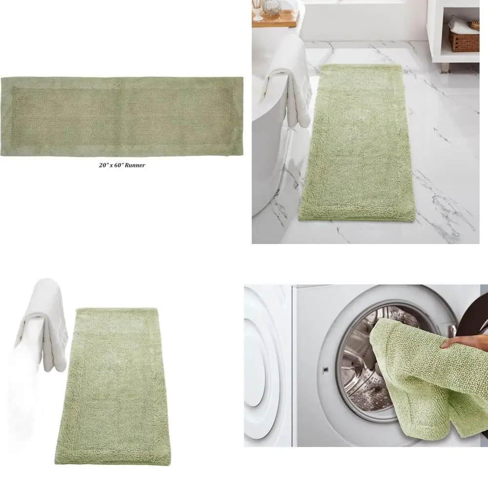 Хлопковый коврик для ванной - 100% хлопок, впитывающий воду, двусторонний, быстросохнущий, можно стирать, 20 x 60, коллекция Sage Edge
Хлопковый коврик для ванной - 100% хлопок, впитывающий воду, двусторонний, быстросохнущий, можно стирать, 20 x 60, коллекция Sage Edge