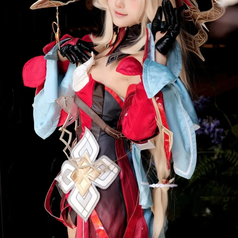 Alice Cosplay Genshin Impact Hexenzirkel Klee's Mother Dress Wig Props Costume Set Anime Game Witch Role Play ,[6
Alice Cosplay Genshin Impact Hexenzirkel Klee's Mother Dress Wig Props Costume Set Anime Game Witch Role Play ,[6