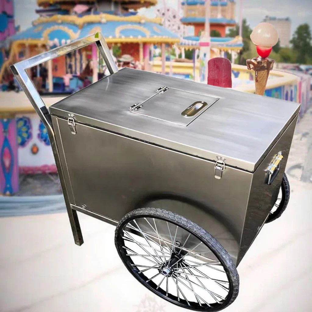 Mobile Italian Popsicle Ice Cream Cart for Sale
Mobile Italian Popsicle Ice Cream Cart for Sale