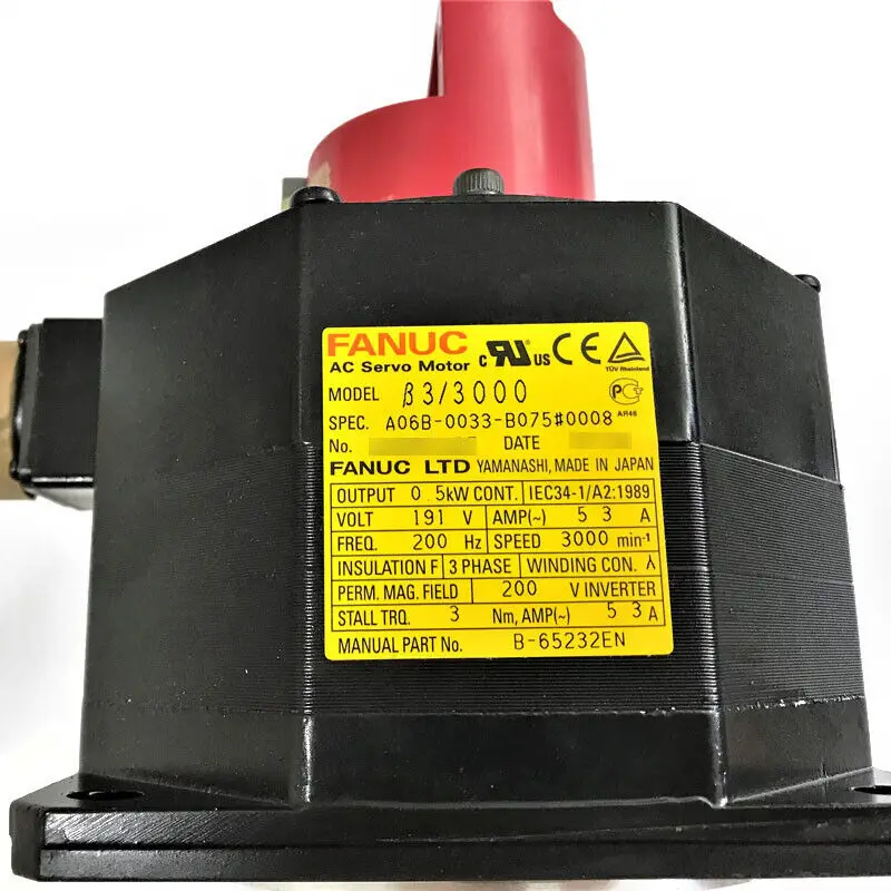 NEW FANUC A06B-0033-B075 #0008 Серводвигатель A06B-0033-B075 #0008 Ускоренная доставка
NEW FANUC A06B-0033-B075 #0008 Серводвигатель A06B-0033-B075 #0008 Ускоренная доставка