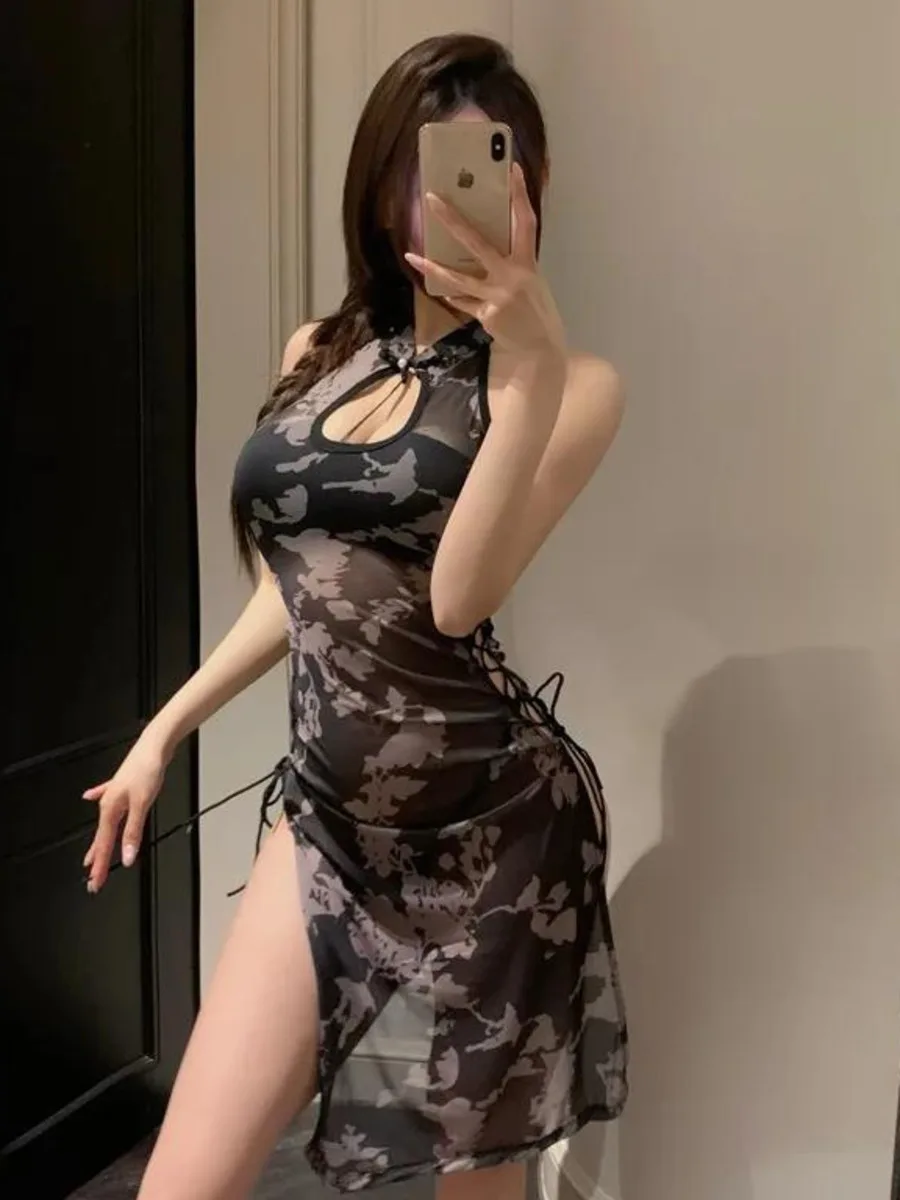 Плюс размер кокетливый стиль Pure Desire элегантное сексуальное горячее ночное платье с подвесным вырезом прозрачное ажурное мини-платье очаровательное 2HXJ
Плюс размер кокетливый стиль Pure Desire элегантное сексуальное горячее ночное платье с подвесным вырезом прозрачное ажурное мини-платье очаровательное 2HXJ