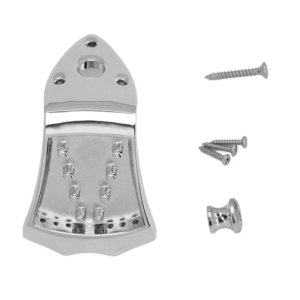 Metal Mandolin Tailpiece Gold, silver Integrated Design Tailpiece Replacement Bridge Replacement With Screws
Metal Mandolin Tailpiece Gold, silver Integrated Design Tailpiece Replacement Bridge Replacement With Screws