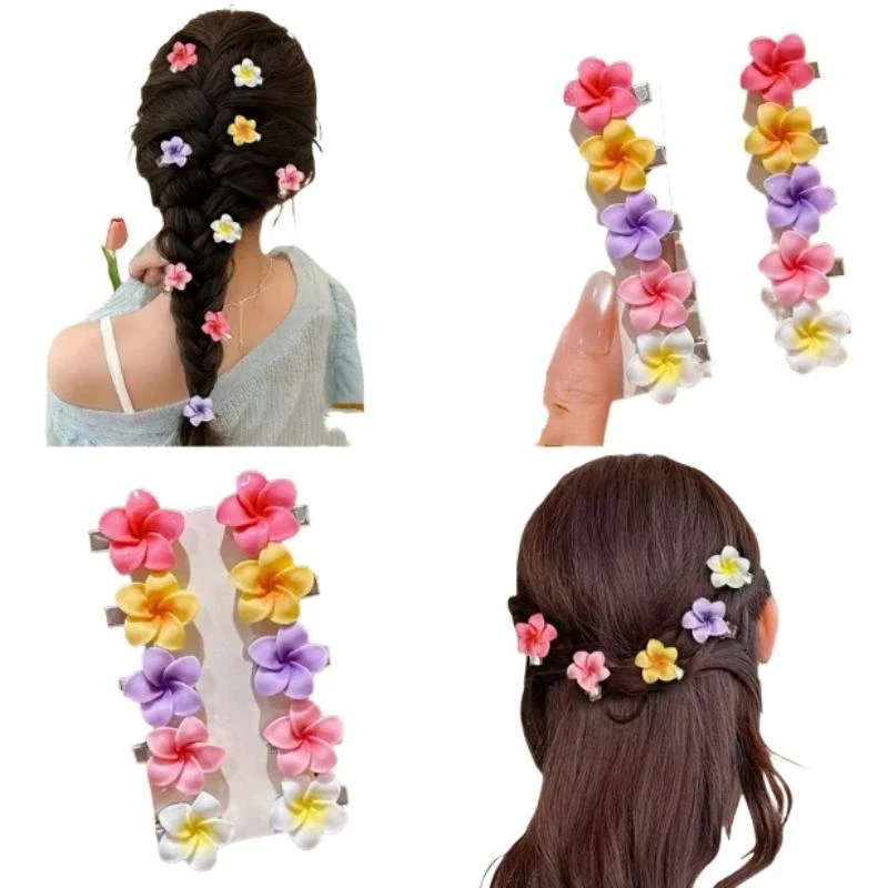 10Pcs Hawaii‑Style Colorful Mini Flower Hair Clips Sweet Multi‑use Headwear Daily Hair Accessories
10Pcs Hawaii‑Style Colorful Mini Flower Hair Clips Sweet Multi‑use Headwear Daily Hair Accessories