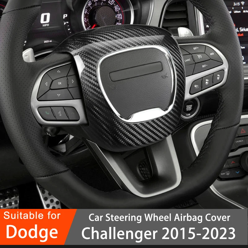 for Dodge Challenger 2015 2016 2017 2018 2019 2020 2021 2022 2023 Car Steering Wheel Airbag Cover Interior Sticker Carbon Fiber
for Dodge Challenger 2015 2016 2017 2018 2019 2020 2021 2022 2023 Car Steering Wheel Airbag Cover Interior Sticker Carbon Fiber