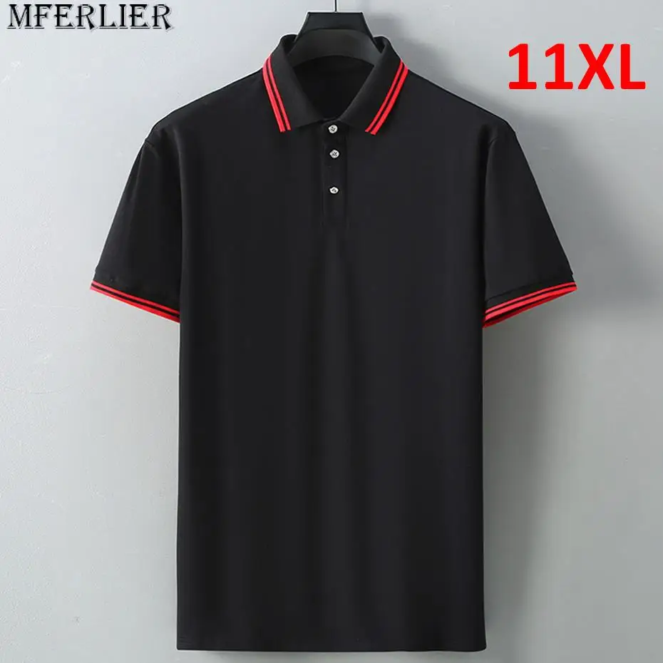 Summer Shirt Men Plus 11XL Shirts Solid Color Tops Male Big Size 10XL Polo Black cao7516
Summer Shirt Men Plus 11XL Shirts Solid Color Tops Male Big Size 10XL Polo Black cao7516