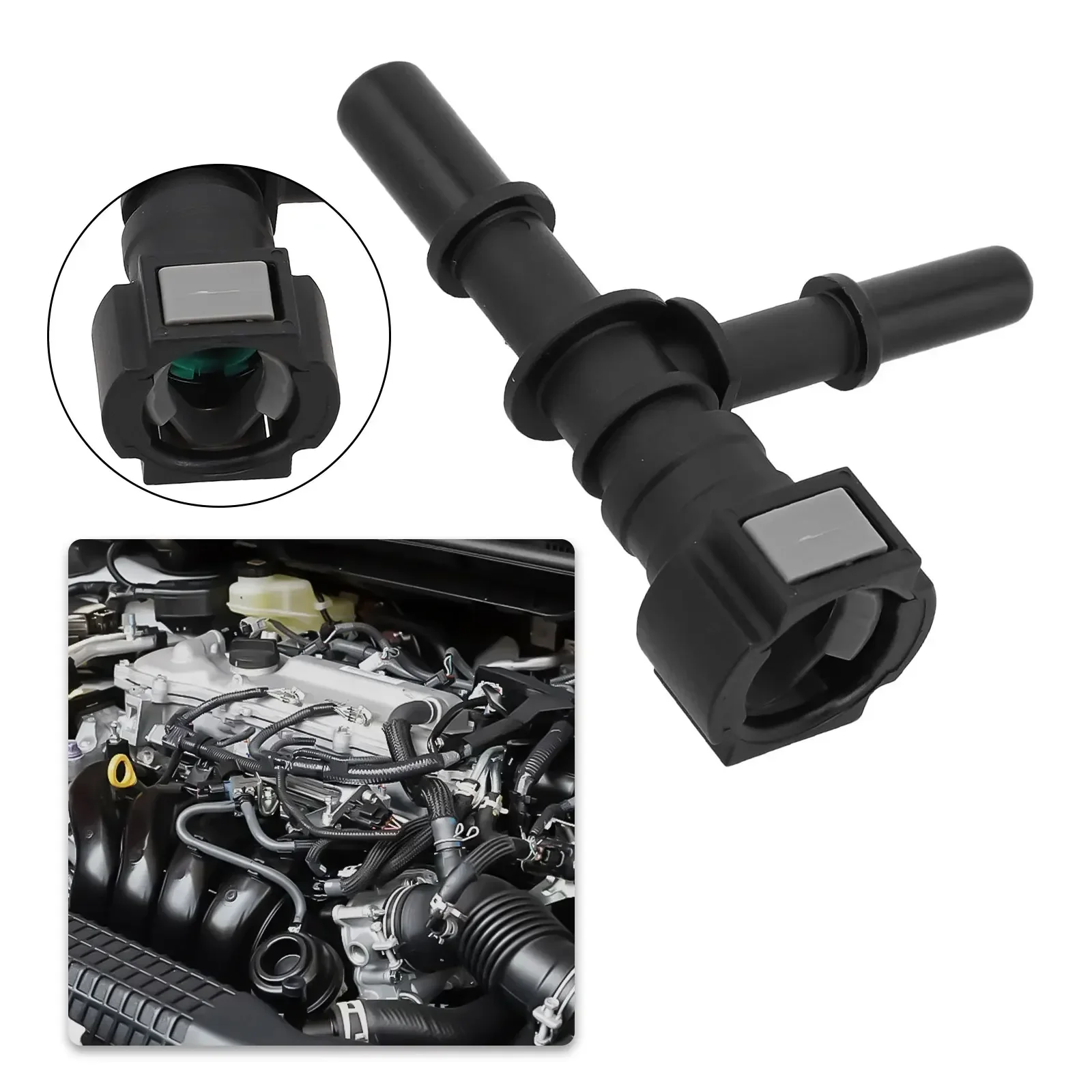 Nylon Car Fuel Hose Quick Plug Connector Quick Release Tee Series Hose Fitting Release Gas Oil Pipe Connect Accessories
Nylon Car Fuel Hose Quick Plug Connector Quick Release Tee Series Hose Fitting Release Gas Oil Pipe Connect Accessories