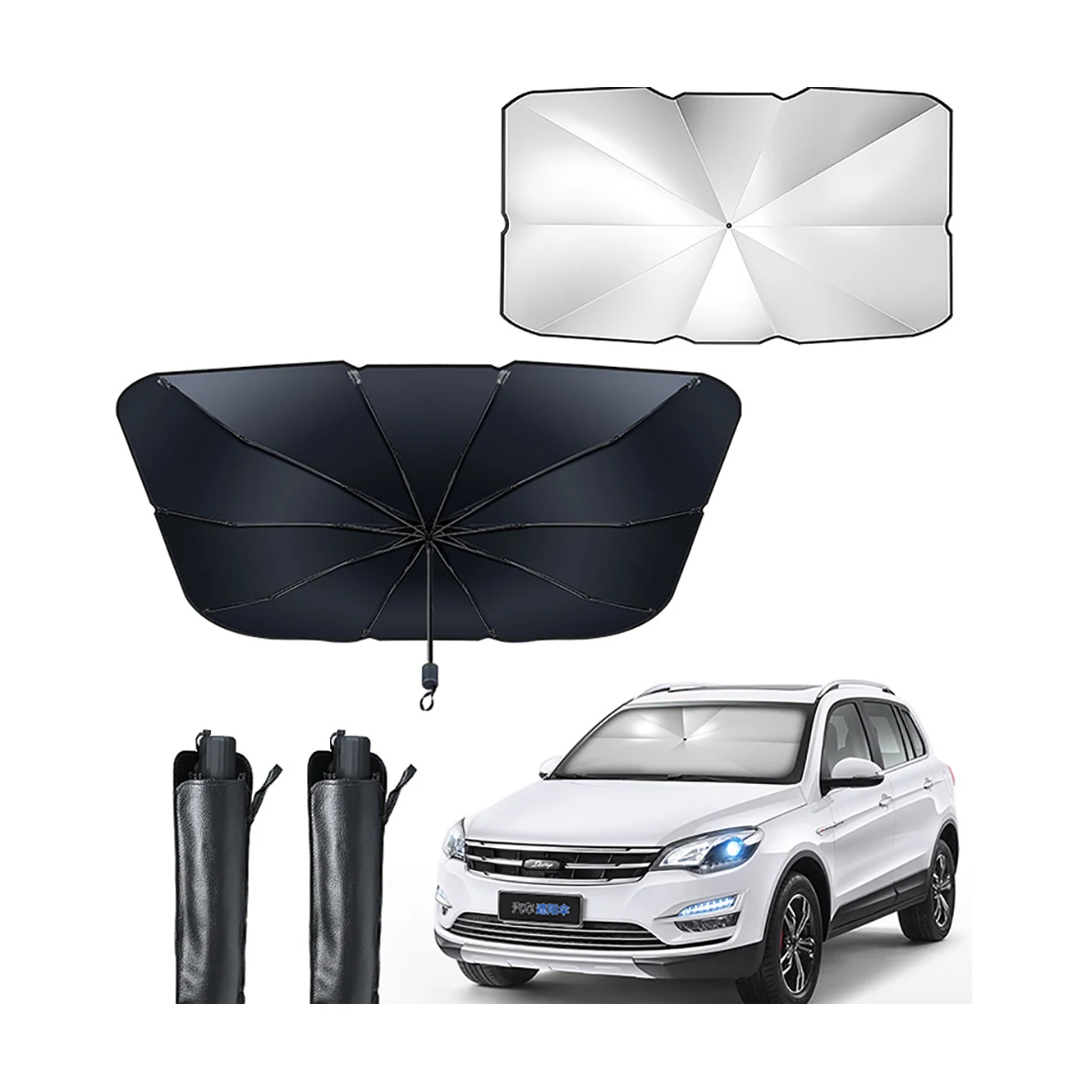 Car Window Summer Type Sun Shade Protection Heat Insulation Cloth Windshield Sunshade Umbrella for Front Shading
Car Window Summer Type Sun Shade Protection Heat Insulation Cloth Windshield Sunshade Umbrella for Front Shading