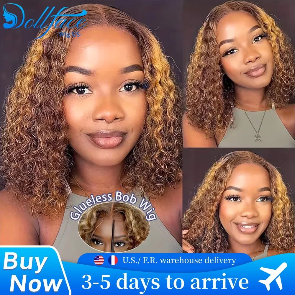 Deep Wave Short Bob Wig 4/27 Highlight Human Hair Wig 4x4 5x5 HD Lace Glueless Wig Pre Cut Ready to Wear Brazilian Pre Plucked
Deep Wave Short Bob Wig 4/27 Highlight Human Hair Wig 4x4 5x5 HD Lace Glueless Wig Pre Cut Ready to Wear Brazilian Pre Plucked