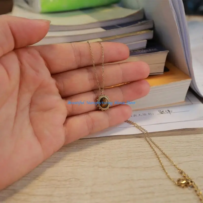 E56A Oval Pine Stone Pendant Necklace Chokers Fashion Jewelry Clothing Accessories
E56A Oval Pine Stone Pendant Necklace Chokers Fashion Jewelry Clothing Accessories