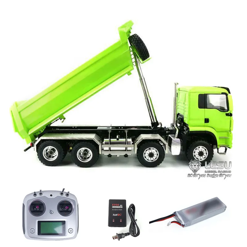 RTR TOUCAN 1/14 LESU RC Hydraulic 8x8 Dump Truck Radio Control Metal Tipper Car with Light Sound Set Customized Model Toy
RTR TOUCAN 1/14 LESU RC Hydraulic 8x8 Dump Truck Radio Control Metal Tipper Car with Light Sound Set Customized Model Toy