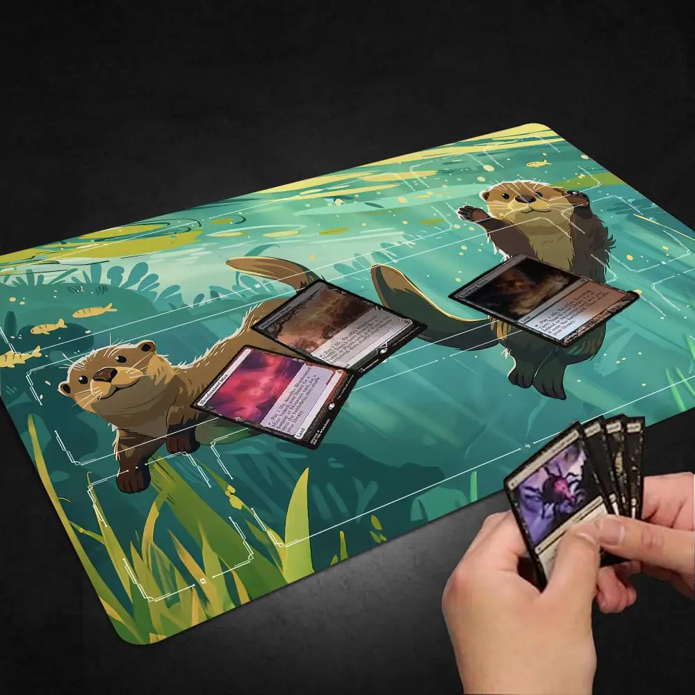14*24 Card Playmat with Magic Zones Game Mats Tabletop rug TCG Card Battles Commander Gaming Mouse pad Duel deskmat otter anime
14*24 Card Playmat with Magic Zones Game Mats Tabletop rug TCG Card Battles Commander Gaming Mouse pad Duel deskmat otter anime