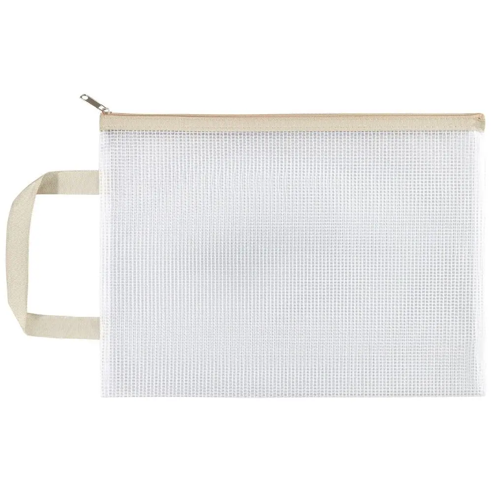 Double-layer Mesh Zipper Storage Bag Transparent Waterproof A4 File Folder Bag Portable PVC Document Bag Storage Pouch
Double-layer Mesh Zipper Storage Bag Transparent Waterproof A4 File Folder Bag Portable PVC Document Bag Storage Pouch