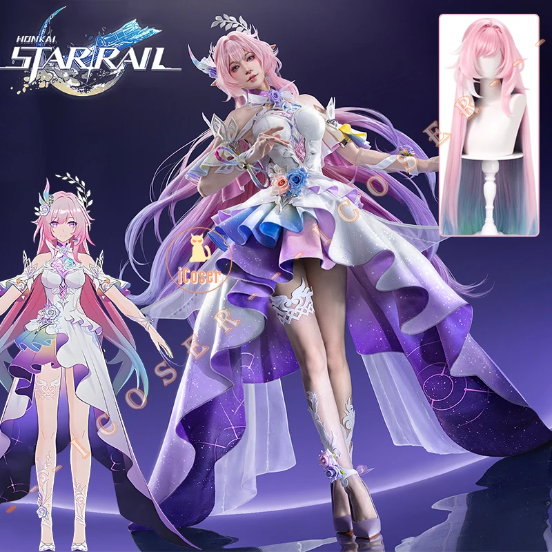 Honkai Star Rail Cyrene Cosplay Costume Wig Dress Headwear New Skin Uniform Elysia Amphoreus Halloween Party Women Girls Props
Honkai Star Rail Cyrene Cosplay Costume Wig Dress Headwear New Skin Uniform Elysia Amphoreus Halloween Party Women Girls Props