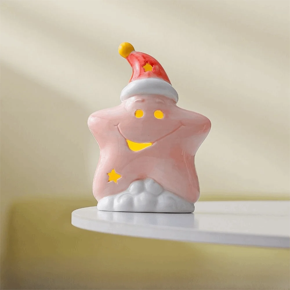 Ceramic Material Ceramic Decor Lamp Warm Ambient Delicate Star-Shaped Table Ornament Soft Gentle Glow Elegant Look Ceramic Lamp
Ceramic Material Ceramic Decor Lamp Warm Ambient Delicate Star-Shaped Table Ornament Soft Gentle Glow Elegant Look Ceramic Lamp
