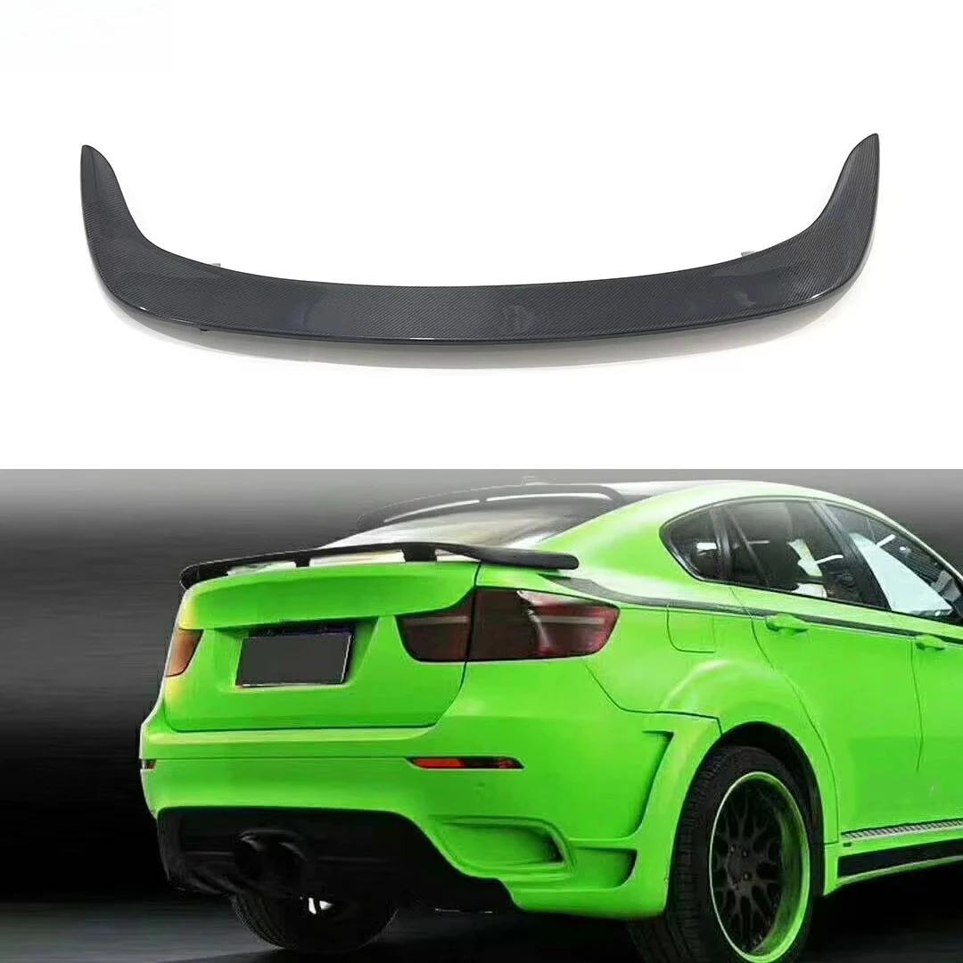 X6 E71 Carbon Fiber Double Roof Rear Trunk Spoiler Wing Polished Finish Carbon Black 2007-2014 Glue Tape/Screws
X6 E71 Carbon Fiber Double Roof Rear Trunk Spoiler Wing Polished Finish Carbon Black 2007-2014 Glue Tape/Screws