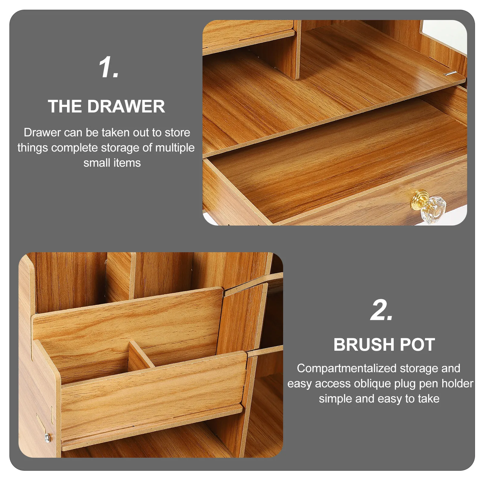 Desk Organizer Pen Holder for Office Supplies Large Capacity Multi-Function Table Storage for Stationery Pencil Organizer
Desk Organizer Pen Holder for Office Supplies Large Capacity Multi-Function Table Storage for Stationery Pencil Organizer