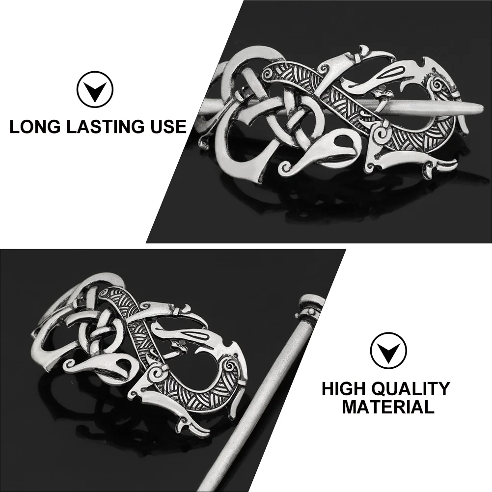 2PCS Hairpin Sturdy Knot Clip Decorative Tie Multi-functional Styling Alloy Vintage Women Hair Accessories
2PCS Hairpin Sturdy Knot Clip Decorative Tie Multi-functional Styling Alloy Vintage Women Hair Accessories