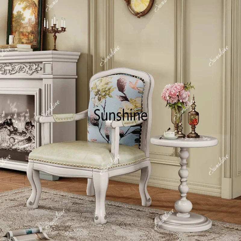 American retro solid wood single casual sofa chair living room dining chair balcony furniture
American retro solid wood single casual sofa chair living room dining chair balcony furniture