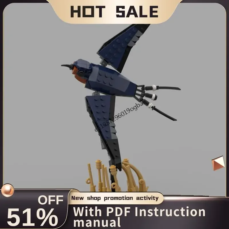 New 140Pcs Hot Selling Bird Series Moc Barn Swallow Model Custom Puzzles Diy Creative Ideas Toys Birthday Christmas Gifts Bricks
New 140Pcs Hot Selling Bird Series Moc Barn Swallow Model Custom Puzzles Diy Creative Ideas Toys Birthday Christmas Gifts Bricks