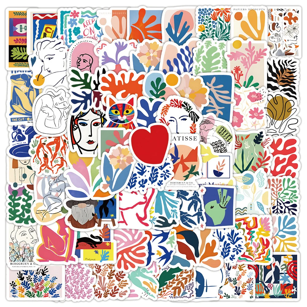 10/30/50/100pcs Matisse Style Art Abstract Oil Painting Stickers Scrapbook Laptop Phone Suitcase Funny Decoration Sticker Toys
10/30/50/100pcs Matisse Style Art Abstract Oil Painting Stickers Scrapbook Laptop Phone Suitcase Funny Decoration Sticker Toys