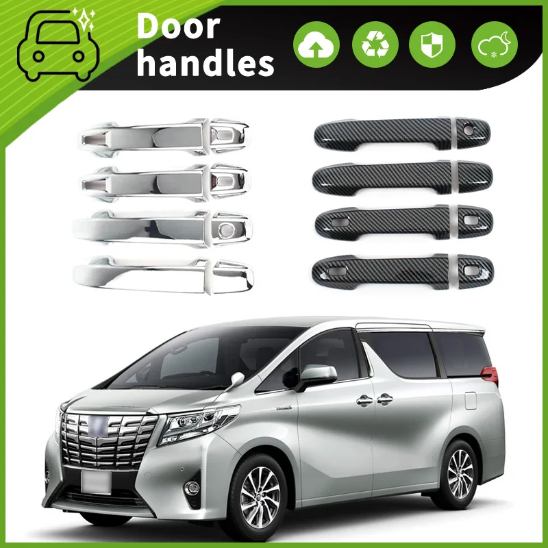 For 15-23 Toyota Alphard 30 Series door handle decoration, door bowl handle anti scratch modification accessories
For 15-23 Toyota Alphard 30 Series door handle decoration, door bowl handle anti scratch modification accessories