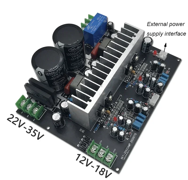 IRS2092 Dual-Channel 200W*2 Class D Digital Audio IRFI4019 MOS FET Field Effect Tube Power Amplifier Board
IRS2092 Dual-Channel 200W*2 Class D Digital Audio IRFI4019 MOS FET Field Effect Tube Power Amplifier Board