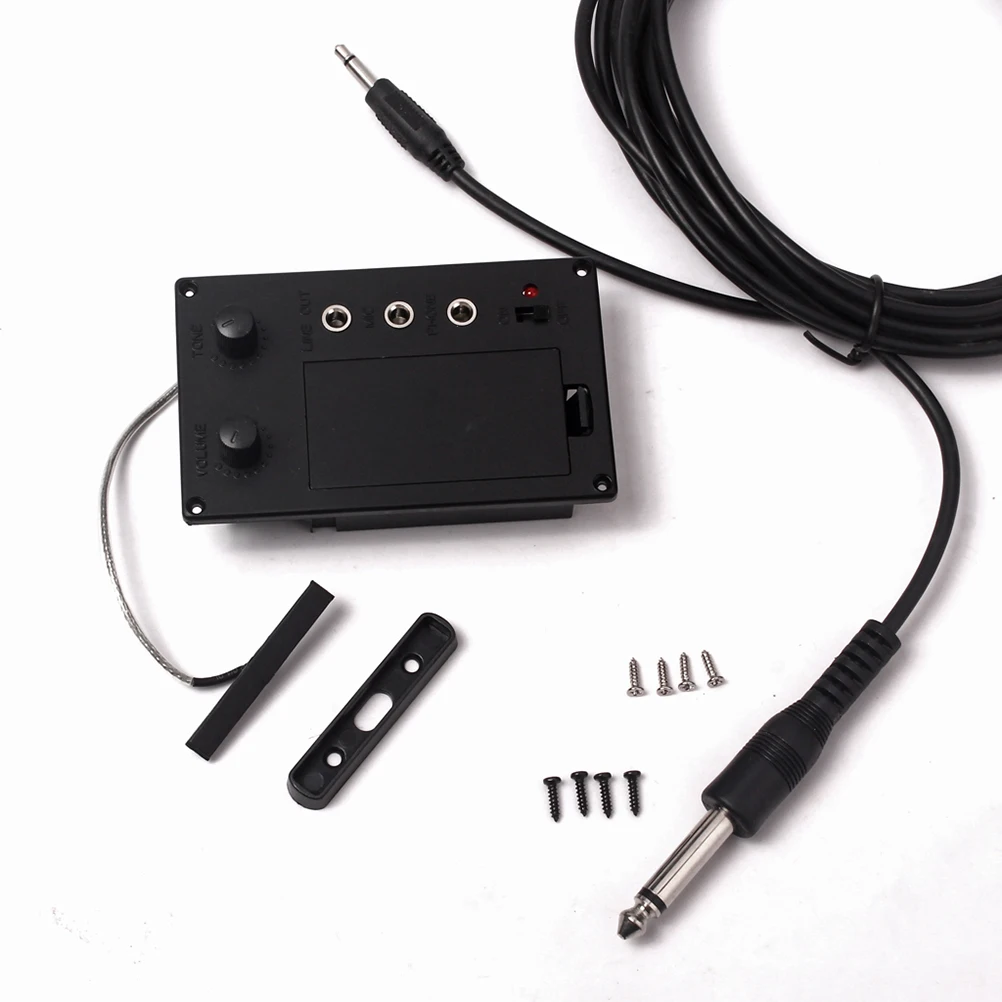 1 Set Violin Equalizer EQ Violin Silent Mute Pickup Preamp Equalizer Violin Accessory with Violin Pickup Cable (Black)
1 Set Violin Equalizer EQ Violin Silent Mute Pickup Preamp Equalizer Violin Accessory with Violin Pickup Cable (Black)