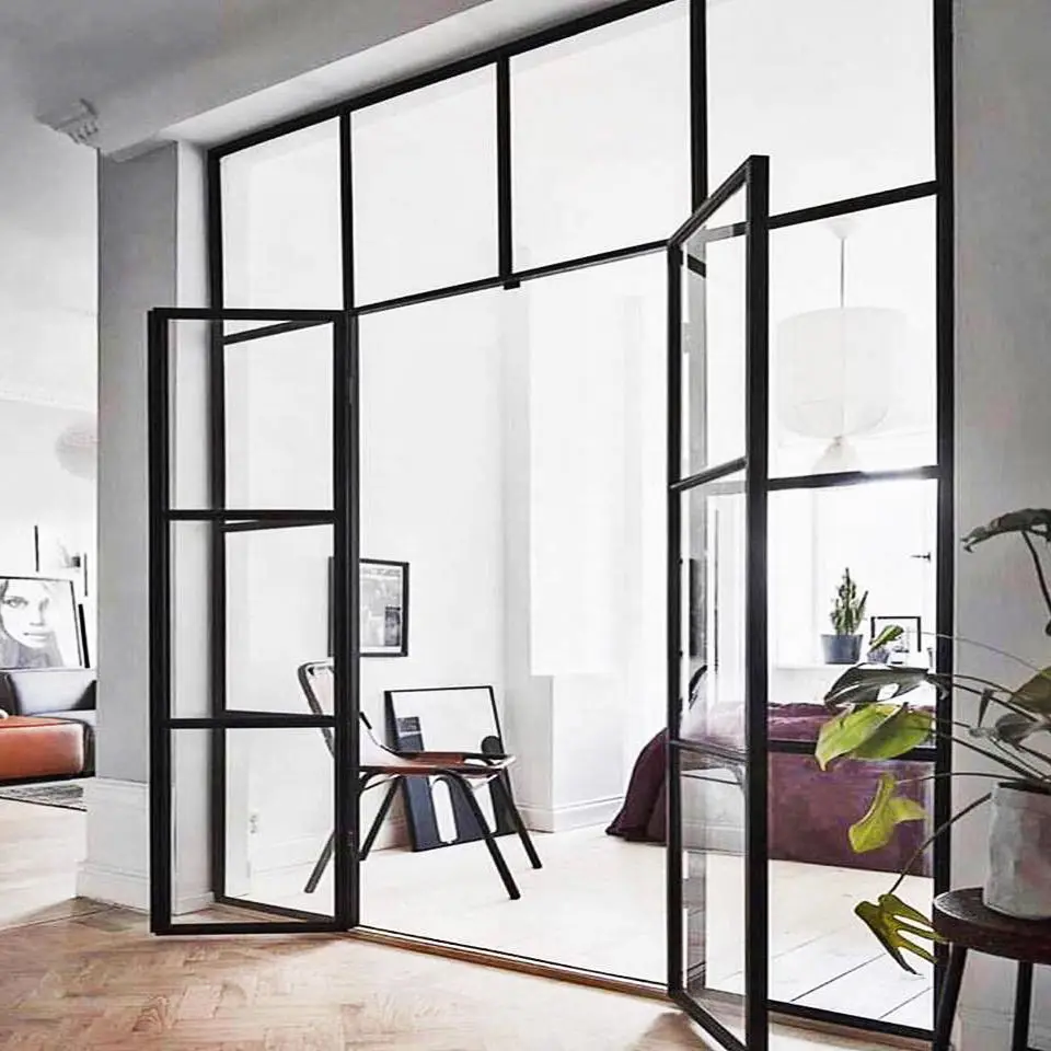 Villa Fashion High Transparency Glass French Door Easy To Install Manual Hinged Double Doors High End Casement Glass Doors
Villa Fashion High Transparency Glass French Door Easy To Install Manual Hinged Double Doors High End Casement Glass Doors