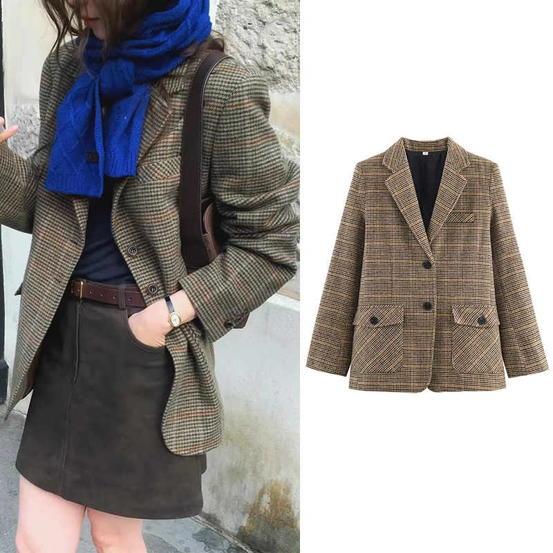 Women Blazer 2025 New Fashion Casual Blazer for Women Long-sleeve fitted Ladies Blazer Top Chic Women Coat
Women Blazer 2025 New Fashion Casual Blazer for Women Long-sleeve fitted Ladies Blazer Top Chic Women Coat