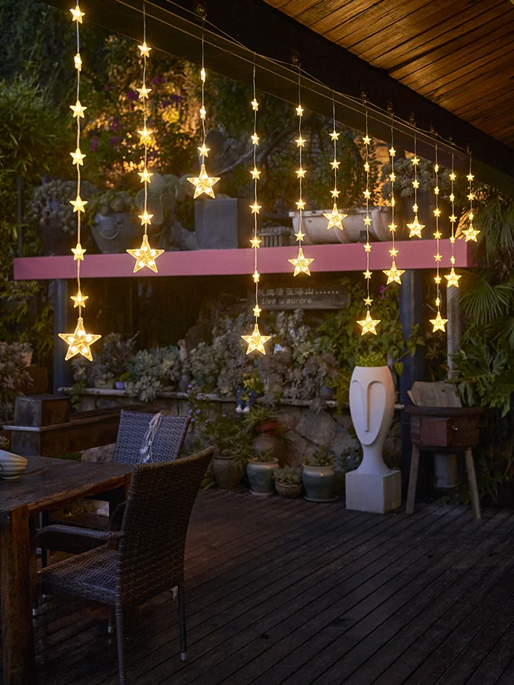 Led String Light Gypsy Balcony Decoration Outdoor Decoration Ambient Lights Holiday Party Decoration Lights Wedding Decorations
Led String Light Gypsy Balcony Decoration Outdoor Decoration Ambient Lights Holiday Party Decoration Lights Wedding Decorations