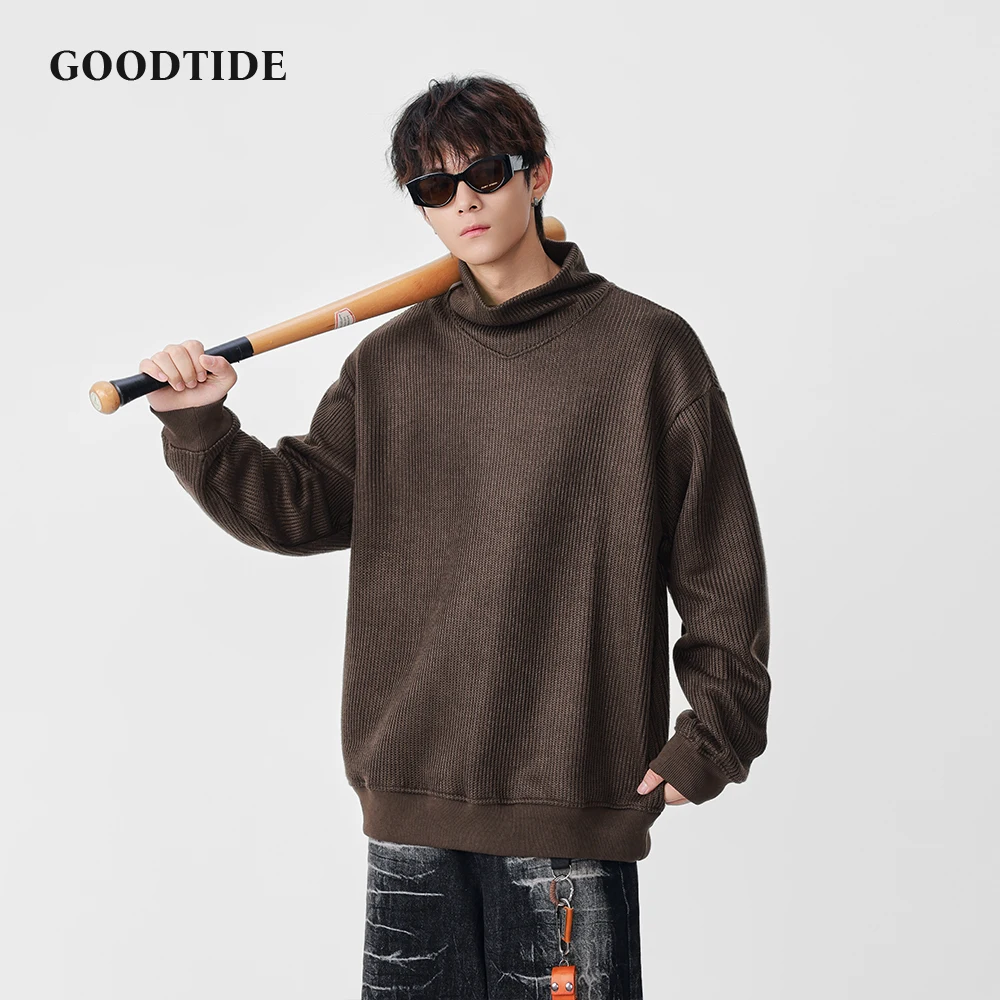 Модная мужская повседневная водолазка, новинка зимы 2025 года, вязаный пуловер в рубчик, удобный мягкий топ с длинными рукавами
Модная мужская повседневная водолазка, новинка зимы 2025 года, вязаный пуловер в рубчик, удобный мягкий топ с длинными рукавами