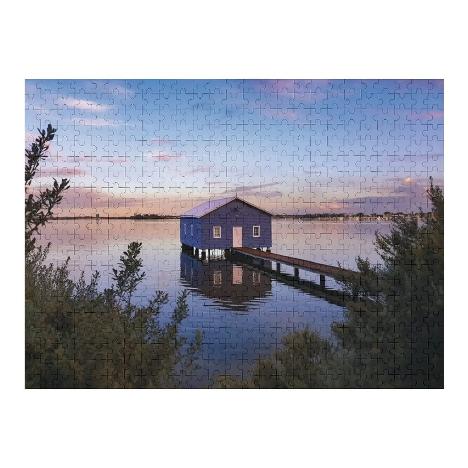Perth Blue Boathouse at Sunset Jigsaw Puzzle Woods For Adults Personalized Photo Gift Puzzle
Perth Blue Boathouse at Sunset Jigsaw Puzzle Woods For Adults Personalized Photo Gift Puzzle